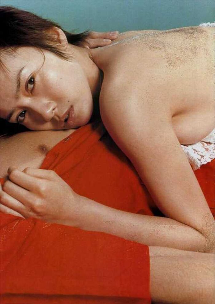 [44 pieces of carefully selected eroticism images] thoroughly enjoy love scene and パンチラ which used the breast of Miki Nakaya [eternal standing matter] 41th image
