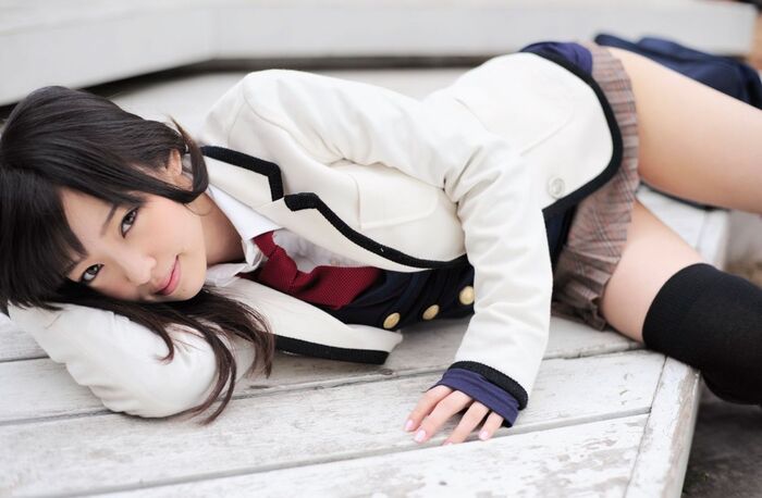 【制服女子】さわやかオーラwww透明感のあるJKグラビアは癒されるな 10th image