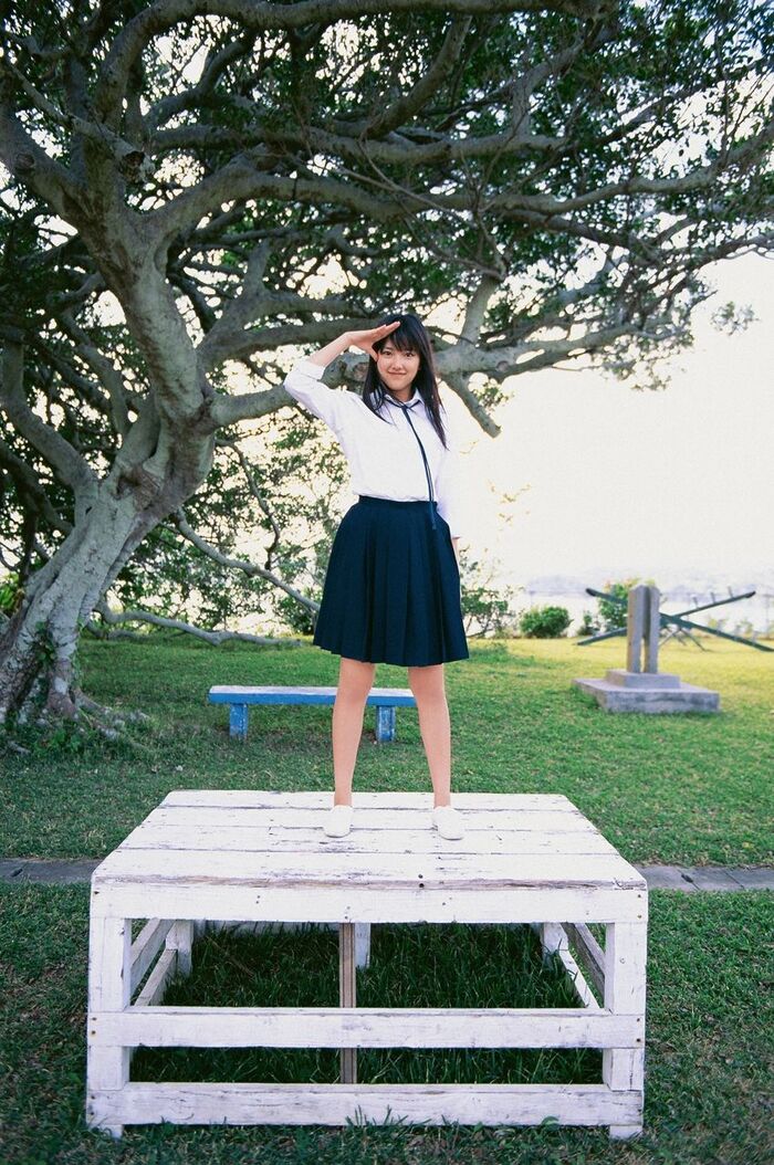 【制服女子】さわやかオーラwww透明感のあるJKグラビアは癒されるな 13th image