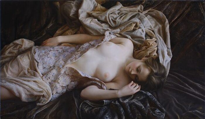 54 pieces of beautiful nude gravure images which can taste a feeling of private life of world models! 54th image