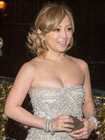 The celebrity-like breast image that the sweetfish that Ayumi Hamasaki burst out is gradually returning with the figure