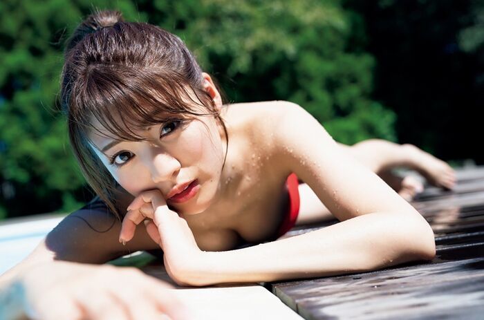 Shida Tomomi (20) was a sexy gravure after a long time as 'mole' from high school. 24th image