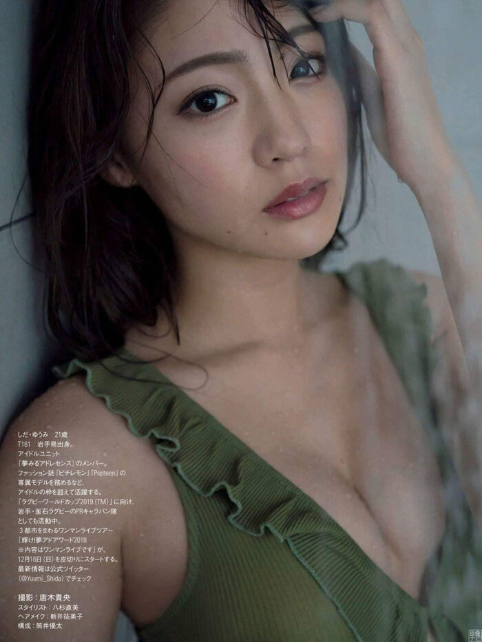 Shida Tomomi (20) was a sexy gravure after a long time as 'mole' from high school. 39th image