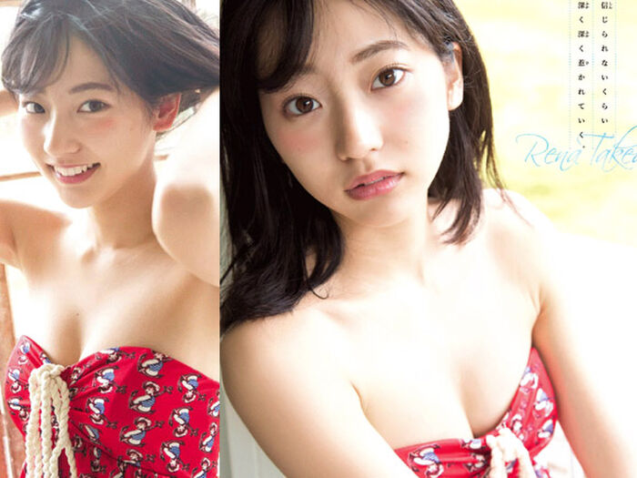 Rena Takeda (20) The last swimsuit gravure of the super slender breasts. 24th image