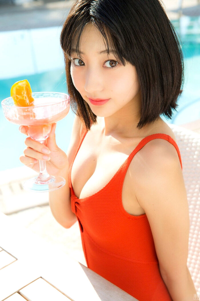 Rena Takeda (20) The last swimsuit gravure of the super slender breasts. 7th image