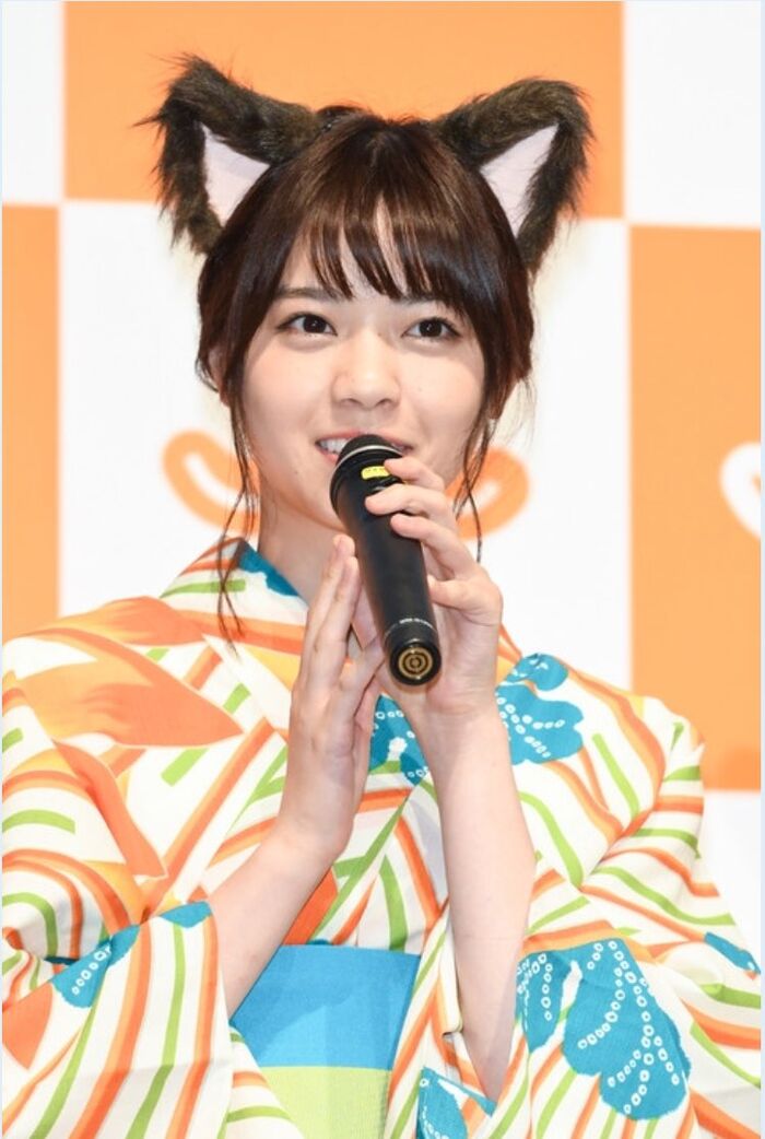 Mai Shiraishi (24) and Nishino Nanase (23) Cute cat ear yukata too. 18th image