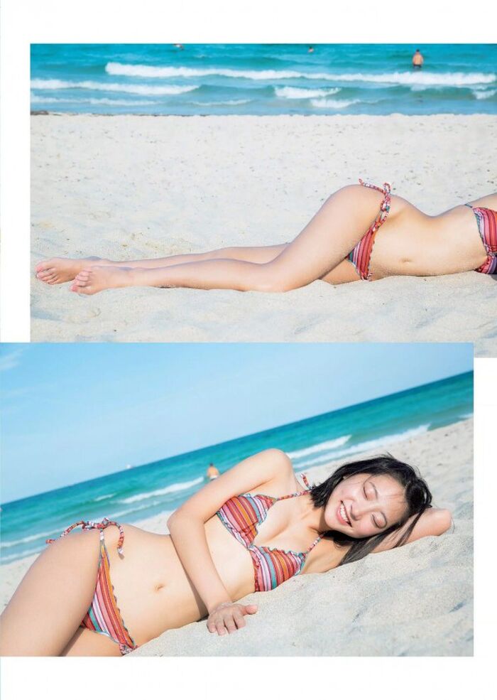 Non model Takeda Rena was caught in the madness of the Bunshun gun and exposed w in underwear hentai garter belt 5th image