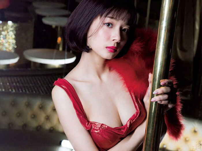 Exit Arisa (24) G-cup God style Reporter. 56th image