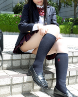 Eros image that came with a uniform girl to cheer more and more of wood Ji ○ Port!