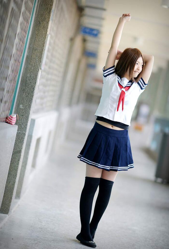 30 pieces erotic Images Miniscanihai figure of uniform JK Exit 30th image