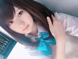 [3 Jimi girl] comes to a semi-long girl uniform gravure!