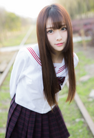 [Neat and clean] beautiful girl picture of the uniform that embodies the ideal of [classmate image]!