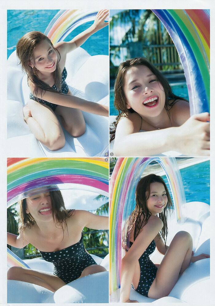 Niki (Niwa Jin Nozomi) The famous terrace House No. 1 beautiful bikini swimsuit gravure video 7th image