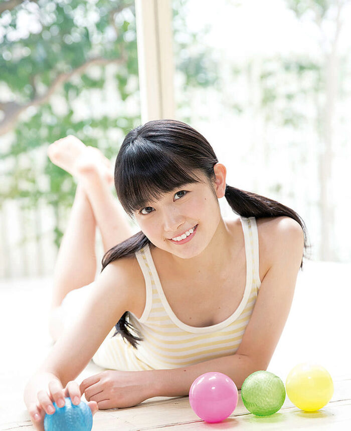 Moe daughter. Morito Saki (17) swimsuit gravure idol 40 pictures 46th image