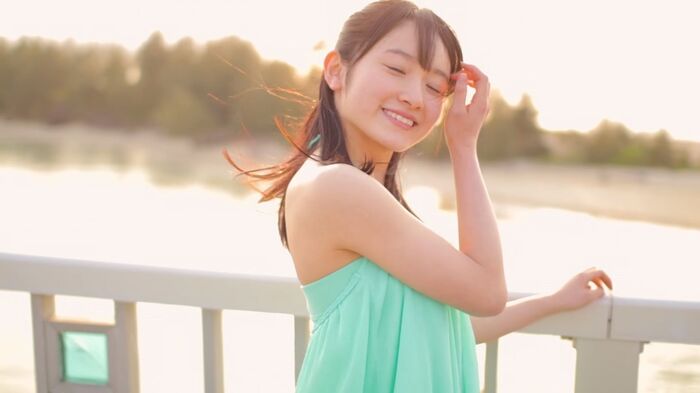 Moe daughter. Morito Saki (17) swimsuit gravure idol 40 pictures 57th image
