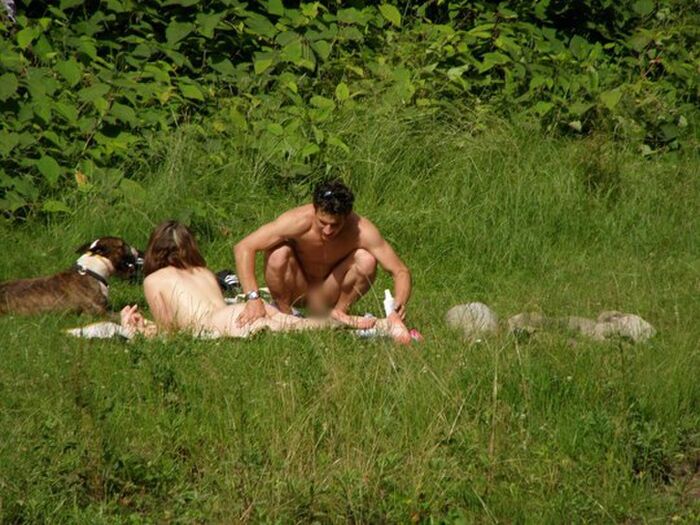 If you think a white couple is naked and sunbathing in the hill of the Local... 22 pictures Voyeur who wanted to start sex! 14th image