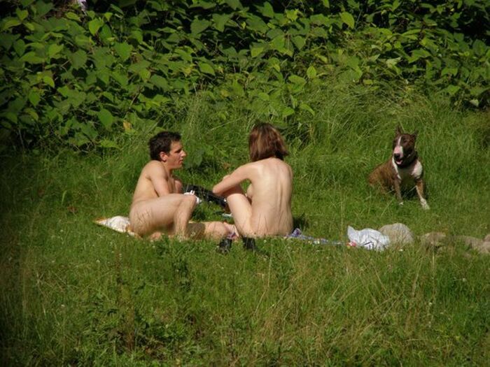 If you think a white couple is naked and sunbathing in the hill of the Local... 22 pictures Voyeur who wanted to start sex! 20th image