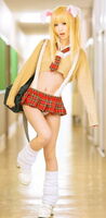 What is this dirty jk-like cosplay is super erotic in full view of wwww pants www