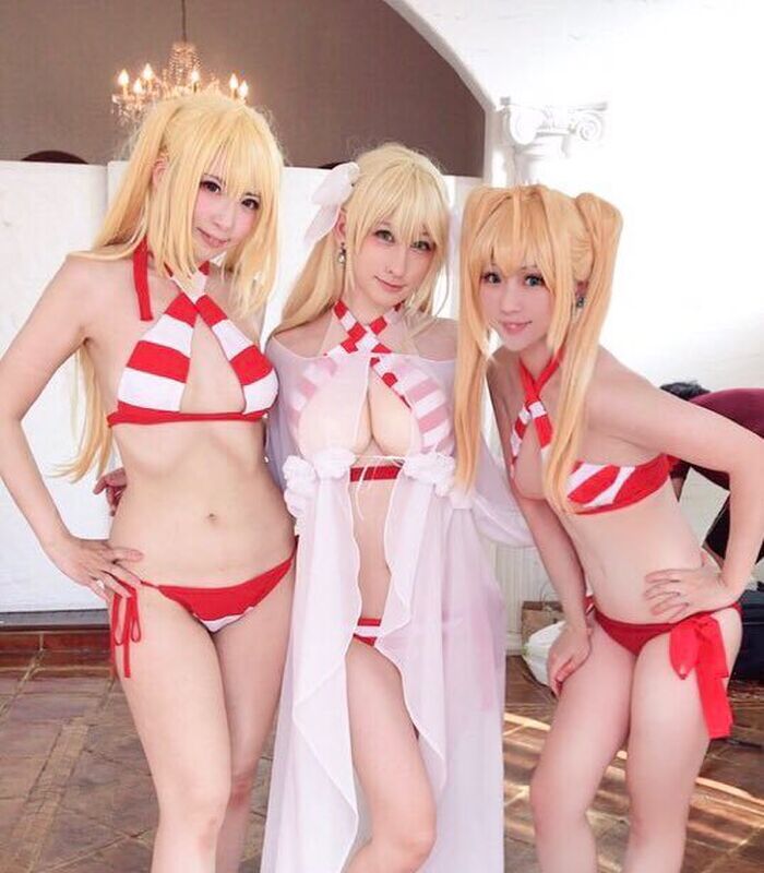 The face and milk also deviation ↑ beauty cosplayers Yakumo of the half-chan image! 2th image