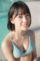 Nogizaka 46 sophomore Ace Hori Mio nana (21) Innocent knockers exposed in bikini ban www