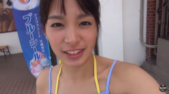 Sekimizu Nagisa, 19-year-old young actress of Aquarius cm, bikini smallish breasts exposed ww in youth magazine 23th image