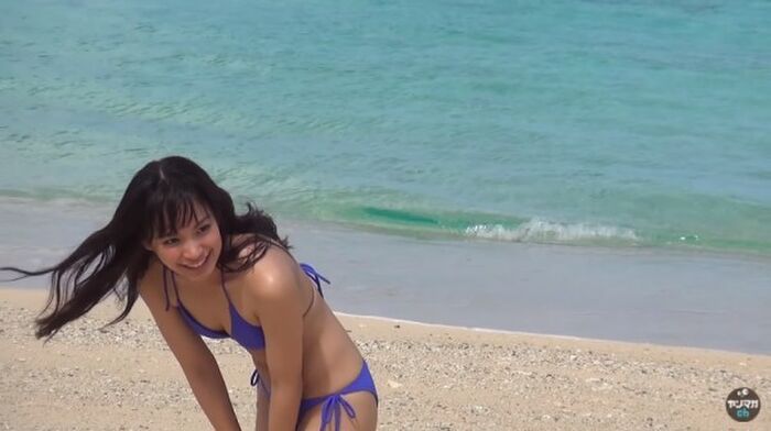 Sekimizu Nagisa, 19-year-old young actress of Aquarius cm, bikini smallish breasts exposed ww in youth magazine 24th image