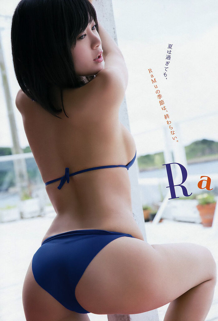 Ramu nailed to the breasts that protrude from the bikini of the serious H Cup 10th image