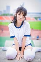 Image to unwind in the gym clothes bloomers of slender girl!