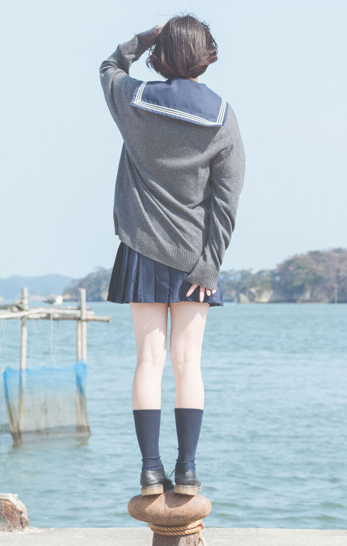 [Neat system] clean ↑ ↑ Fetish Image Cut the eros of a moment of uniform girls! 17th image