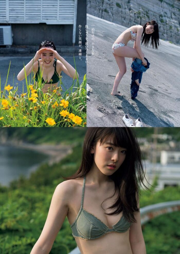 NHK morning Dora appearance decision Weather caster actress, the new constricted bikini figure of water Kyoka is here W 20th image