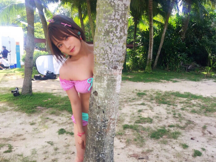 Castle Eriko (19) Nipple bare off shot &amp; Swimsuit gravure image 50 pieces 46th image