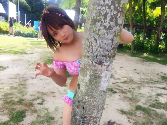Castle Eriko (19) Nipple bare off shot &amp; Swimsuit gravure image 50 pieces 47th image