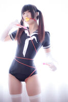 [Neat system woman] cat ear school bag in Salersk water This child is completely aimed at. www