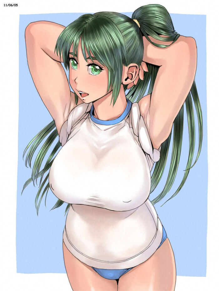 [Armpit erotic images] artists who do not stop loving the armpit passion... 34th image