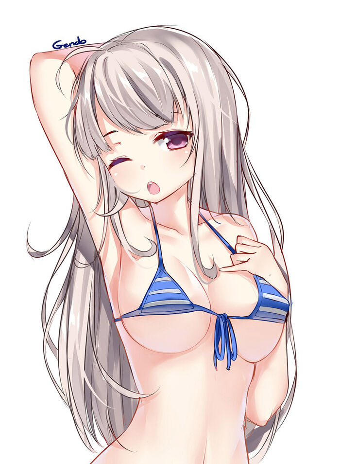 [Armpit erotic images] artists who do not stop loving the armpit passion... 58th image