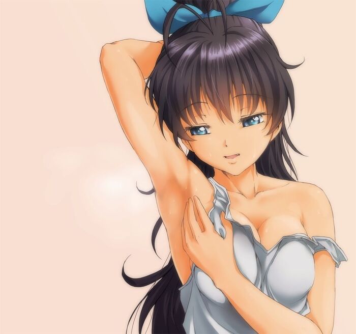 [Armpit erotic images] artists who do not stop loving the armpit passion... 71th image