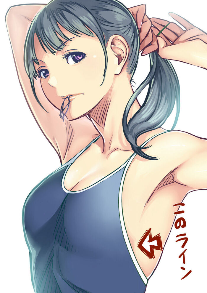 [Armpit erotic images] artists who do not stop loving the armpit passion... 75th image