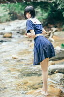 Uniform beautiful girl image that comes to feel clarity and cleanliness!