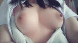 [Neat system woman] amateur daughter to take a nipple showing breasts in uniform and bloomers