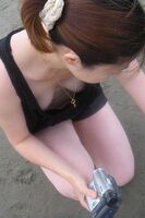 Sometimes nipples get too! Beautiful amateur older sister of the city is full of lovely photo summary
