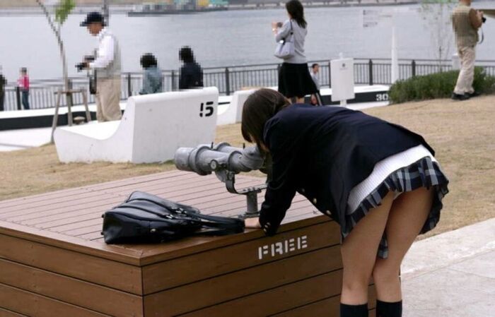 [Underwear erotic image] skirt goes up and pan... 3th image