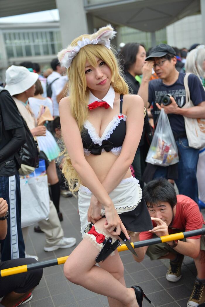Erotic cute cos layer images let's stick 18th image