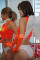 Erotic Butt in underwear! Erotic image of dirty costume of the girl's gal!