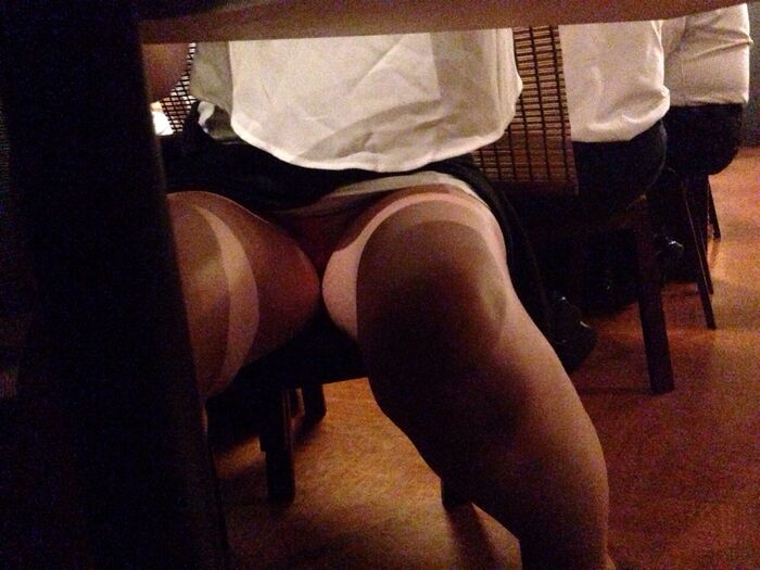 Underwear from under the desk without telling her. 24th image