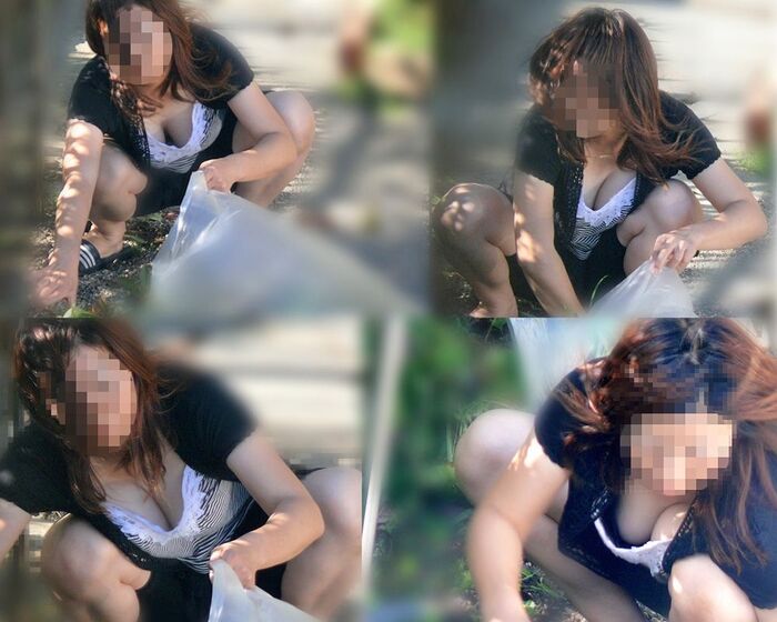 [Breast-slip image] Note under the Nose! A Misare with no name to be absorbed in 19th image