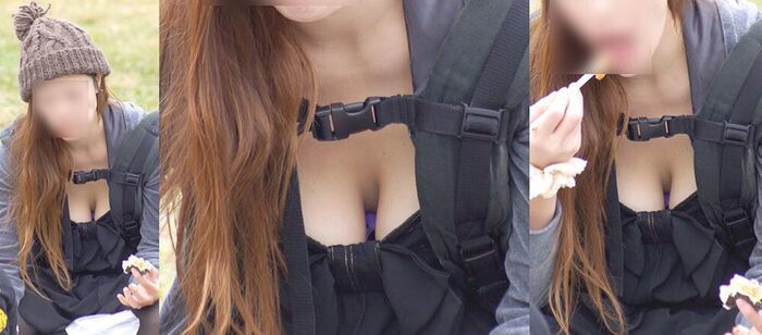 [Breast-slip image] Note under the Nose! A Misare with no name to be absorbed in 21th image