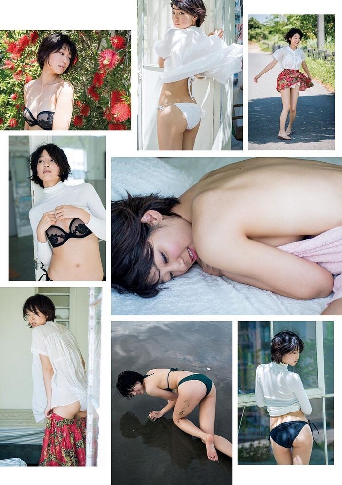 Nashinoki gravure idol swimsuit, underwear, semi nude erotic pictures 4th image
