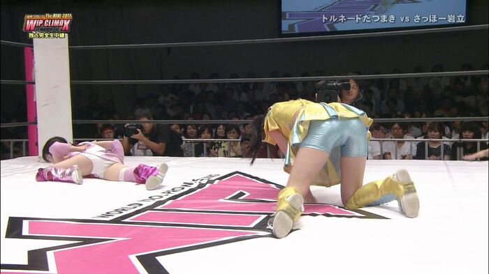 AKB member's butt and chest is worrisome 'tofu Pro Wrestling the REAL 2017 WIP CLIMAX' erotic looking cap image 13th image