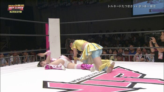 AKB member's butt and chest is worrisome 'tofu Pro Wrestling the REAL 2017 WIP CLIMAX' erotic looking cap image 14th image