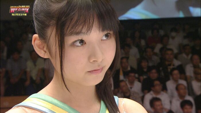 AKB member's butt and chest is worrisome 'tofu Pro Wrestling the REAL 2017 WIP CLIMAX' erotic looking cap image 4th image